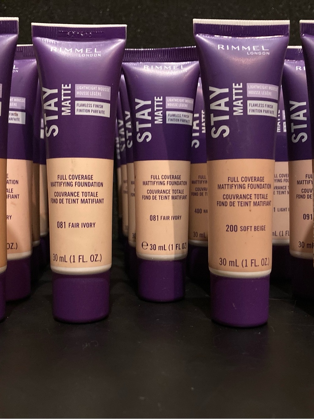 Rimmel Stay Matte Full Coverage Foundation - Fair Ivory & Soft Beige(37 Total)